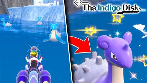 How To Find Shiny Lapras In Pokemon Violet New Teal Mask Dlc Pokemon Youtube