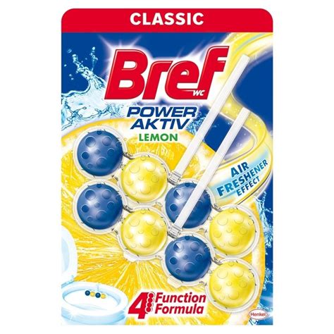 WC osveživač BREF Power aktiv lemon 2x50g Cenoteka