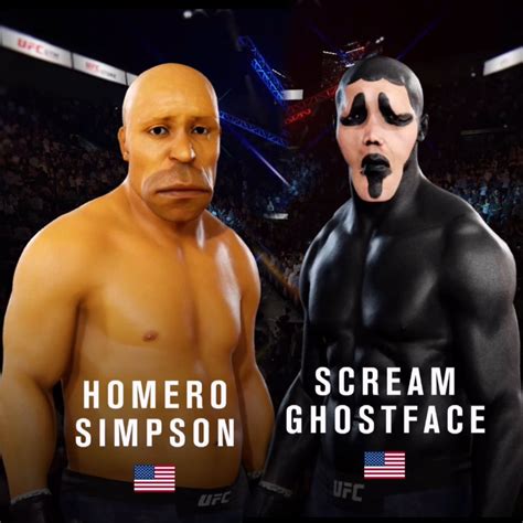 Homero Vs Ghostface Ea Sports Ufc Epic Fight Youtube In