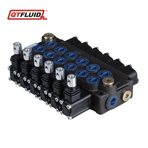 Monoblock Hydraulic Directional Control Valve Multi Way Hydraulic Valve