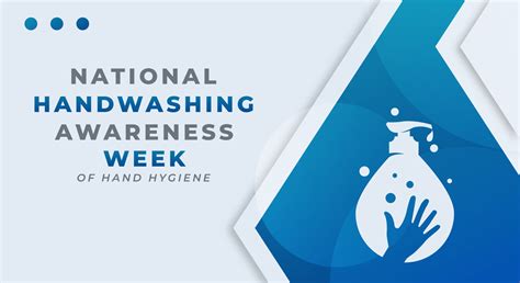 Happy Handwashing Awareness Week Celebration Vector Design Illustration