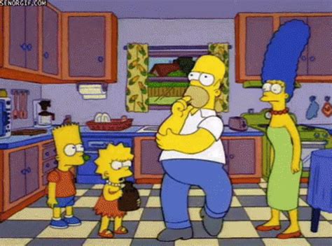 Homer Thinking With Jug - The SImpsons GIF - Simpsons Jug Homer - Discover & Share GIFs