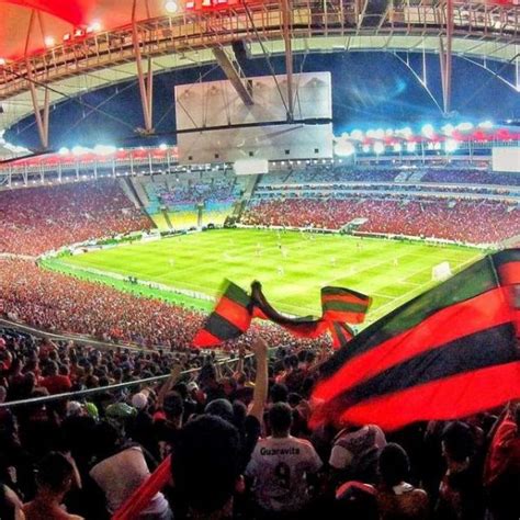 Soccer Match In Maracan Stadium Rio De Janeiro By Cariocas