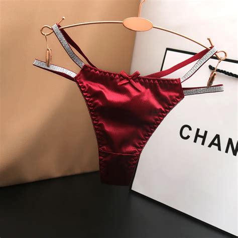 Sexy Kant Transparant Slipje Vrouwen Dubbele Band Lage Taille String Sexy Lingerie Ademende G