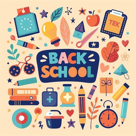 Back To School Doodle Premium Ai Generated Vector