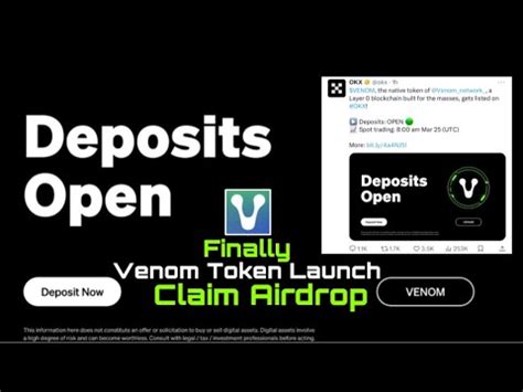 BIG NEWS Finally Venom Token Is Listing Venom Airdrop Update YouTube