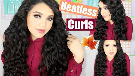 Easy Heatless Curls Youtube