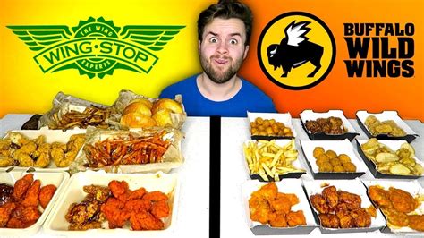 WINGSTOP Vs BUFFALO WILD WINGS Restaurant Taste Test YouTube