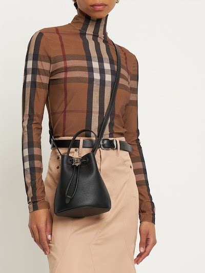 Sac Seau Mini En Cuir Burberry Femme Luisaviaroma