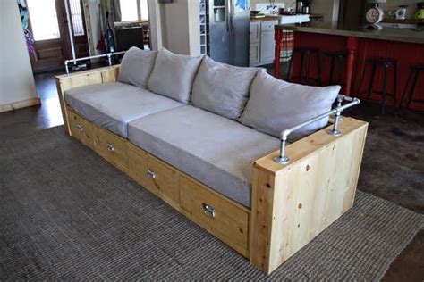 Contemporary Fold Out Couch With Storage – lanzhome.com