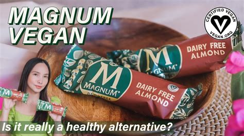 MAGNUM VEGAN ALMOND ICE CREAM REVIEW I IS IT REALLY A HEALTHY