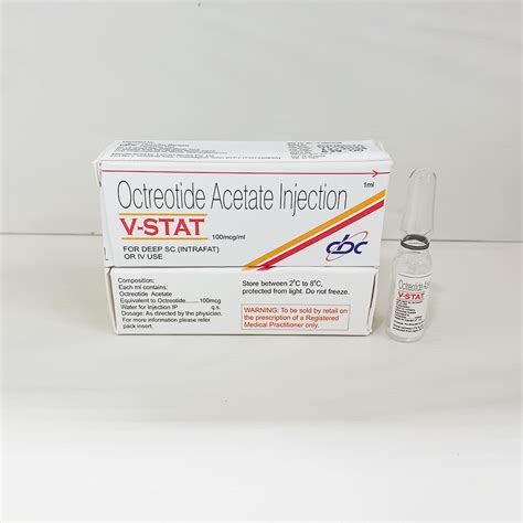 V Stat Octreotide Acetate Injection Mcg At Best Price In Mumbai