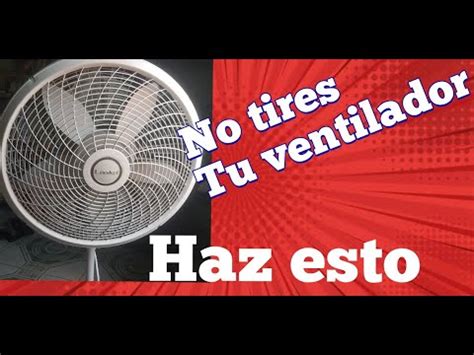 Como Reparar Un Ventilador Que No Gira SIN DESARMARLO YouTube