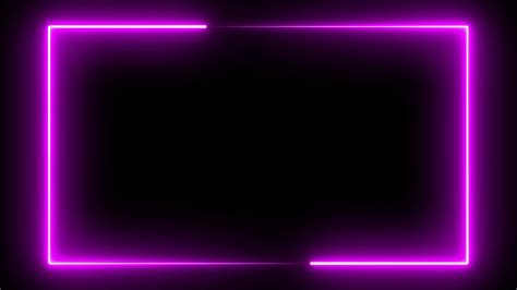 Neon Effect Rectangle Frame Loop Background 4k 9579920 Stock Video At