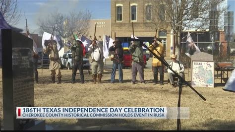 East Texans Celebrate Texas 186th Independence Day