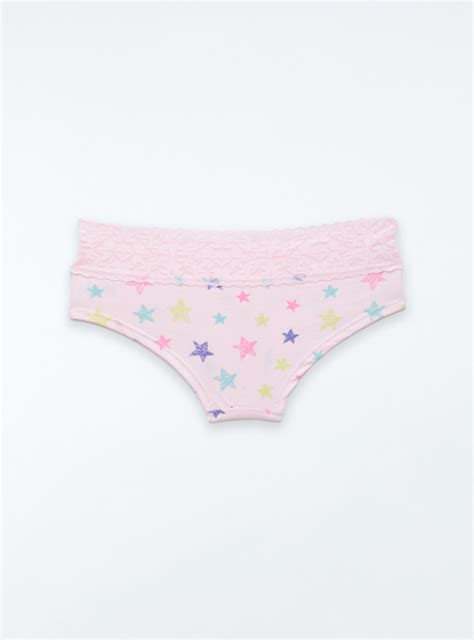 Ripley CALZÓN MUJER INDEX ROSADO TT PINK HOT ENCAJE ESTRELLAS