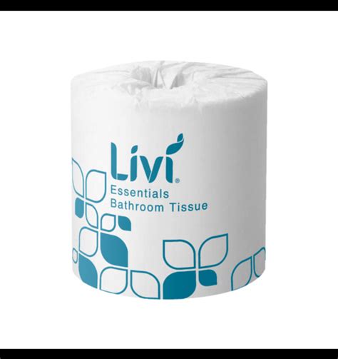 TOILET TISSUE LIVI 1001 ESSENTIALS INDIVIDUALLY WRAPPED 400 SHEET 2 PLY