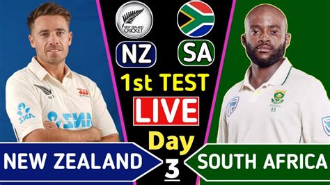 New Zealand Vs South Africa St Test Match Oval Day Nz Vs Sa