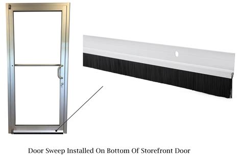 Types Of Storefront Door Bottom Sweeps | Information Guide