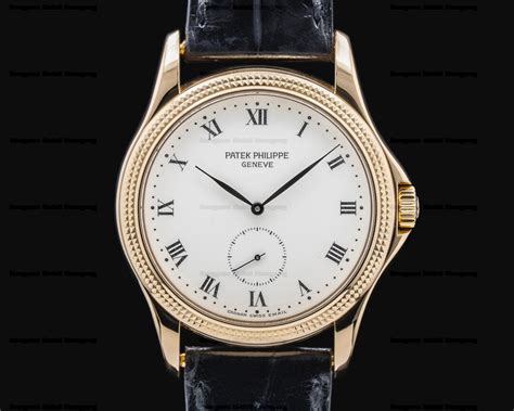 Patek Philippe J Calatrava Enamel Dial K Yellow Gold