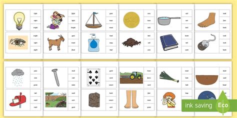 Phase 3 Words Peg Charts Activity Teacher Made Twinkl