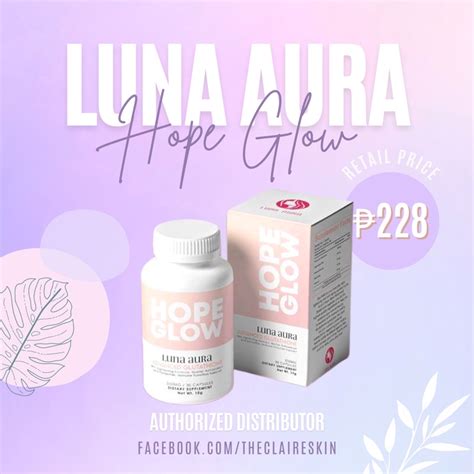 Hope Glow Advanced Glutathione By Luna Aura Intense Whitening Capsules