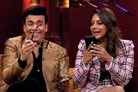Koffee With Karan Season 7 Gauri Khan Calls Shah Rukh Khan Karan