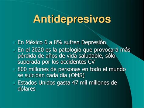 Ppt Antidepresivos Powerpoint Presentation Free Download Id5656952