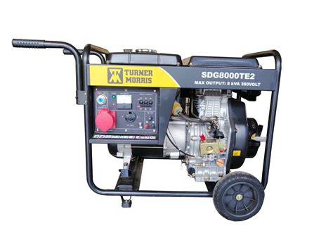 Generator 8 KVA 380V Diesel Electric Start - Turner Morris