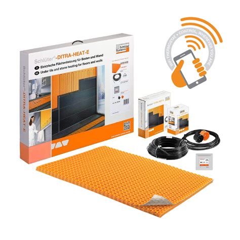 Ditra Heat E Duo Ws Wifi Wall Heating Thermal Kits Buy Wall Heating