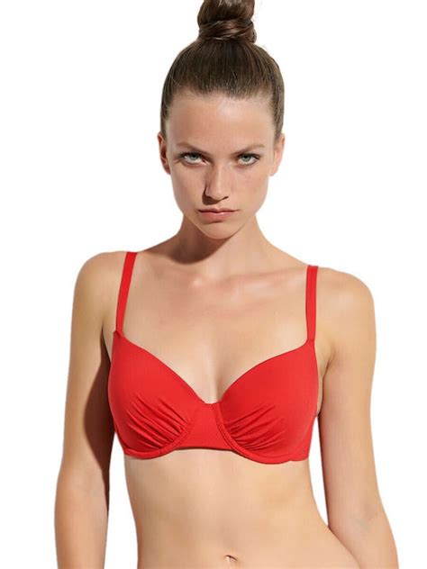 Calvin Klein Bikini Τριγωνάκι με Ενίσχυση Κόκκινο KW0KW01970 XNE Skroutz gr