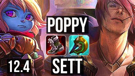 POPPY Vs SETT TOP 7 0 4 Rank 4 Poppy 2 1M Mastery 400 Games