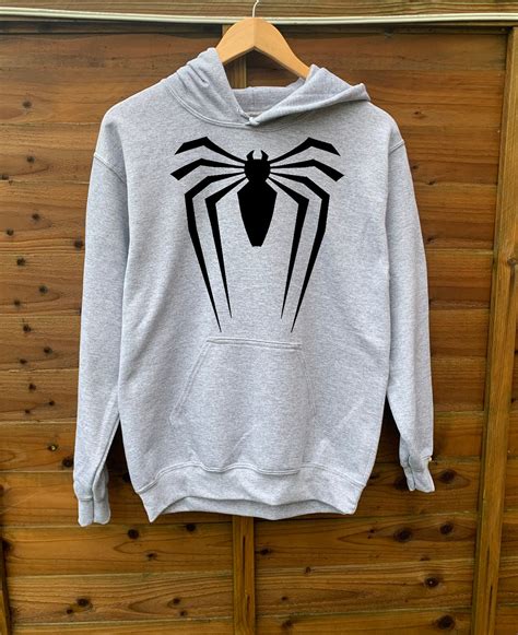 White Spider adults unisex hoodie | Etsy