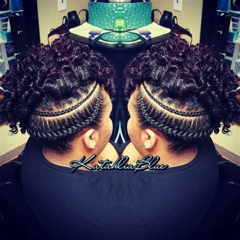 Natural Hair Updo Flexi Rod Set Cornrows Natural Hair Updo Natural