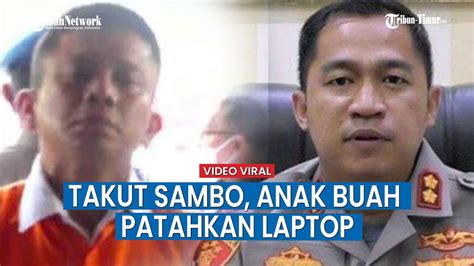 Takut Dimarahi FS AKBP Arif Rachman Patahkan Laptop Isi Rekaman CCTV