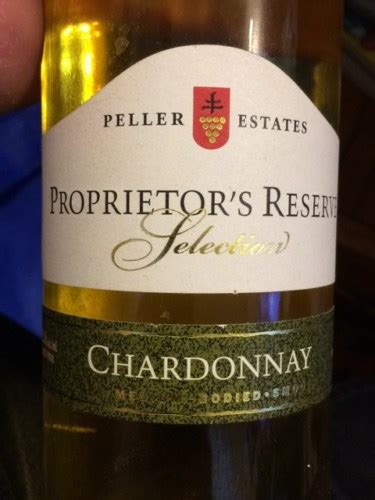 Peller Estates Proprietor S Reserve Selection Chardonnay Vivino US