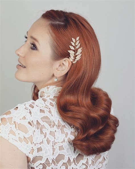 10 Trendy Hollywood Waves Wedding Hair Ideas Hairstylecamp