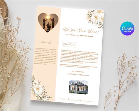 Love Your Home Letter Templates Professional Printing Love Letters