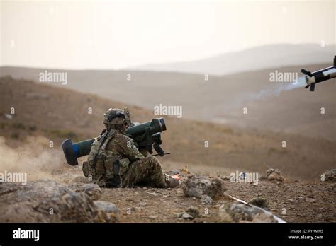 Troopers Assigned To Th Squadron Rd Cavalry Regiment Fire A Javelin