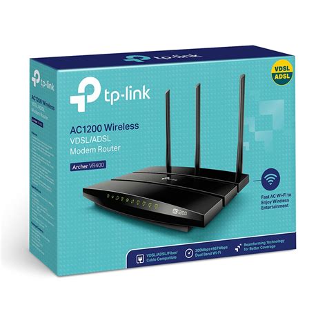 Archer VR400 AC1200 Wireless VDSL ADSL Modem Router TP Link Latam