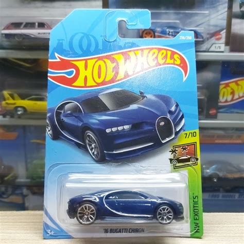 Hot Wheels Bugatti Chiron Blue Shopee Singapore