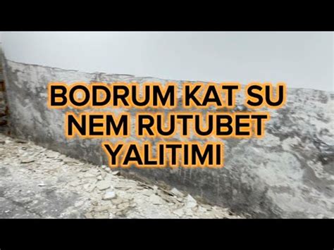 Havalimanı Hangar Bodrum Kat Su Nem Rutubet Yalıtımı YouTube