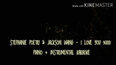 Stephanie Poetri Ft Jackson Wang I Love You 3000 Piano Instrumental