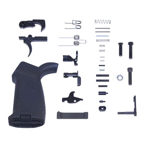 Guntec Usa Ar Complete Lower Parts Kit With Ergonomic Polymer Pistol