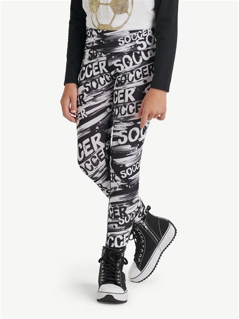 Justice Girls Sports Legging Moisture Wicking Fabric
