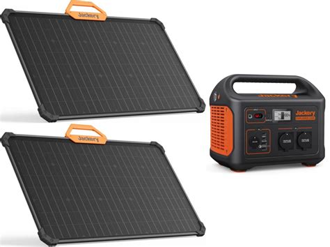 Jackery Explorer 1000 EU 2x SolarSaga 80 Solar Panel Foto Erhardt