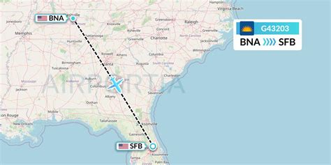 G43203 Flight Status Allegiant Air Nashville To Orlando AAY3203