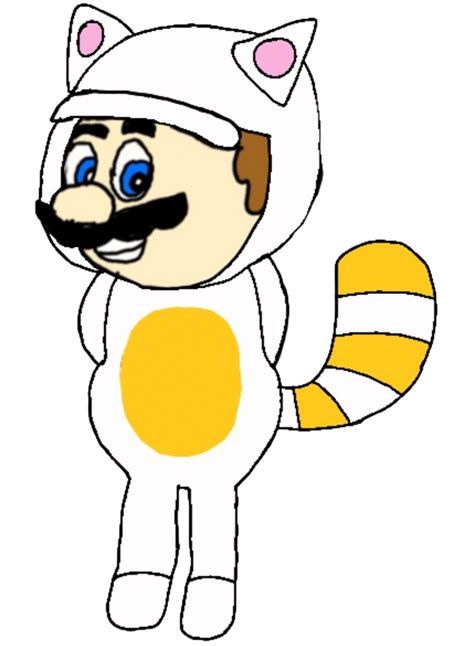 White Tanooki Mario Flipaclip By Zacharydykeman On Deviantart