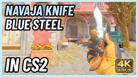 CS2 Navaja Knife Blue Steel CS2 Knife In Game Showcase 4K YouTube