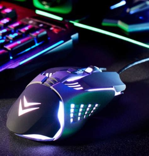 Bugha LED Gaming Mouse 7 Key 7200 dpi USB Wired PC Black | Etsy